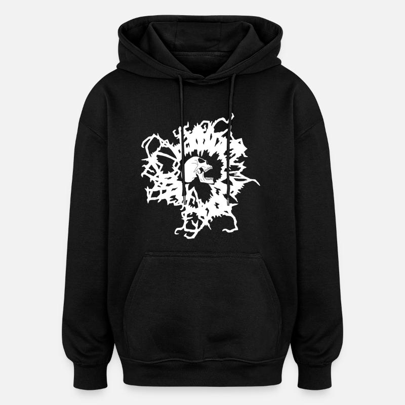 Phantom-Energie - Oversized Unisex Hoodie - Schwarz