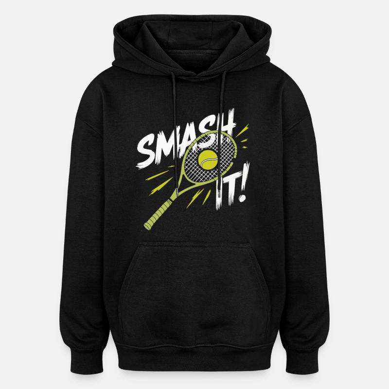 I can't I have padel - Oversized Unisex Hoodie - black
