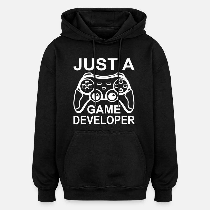 Développeur de jeux amusant - Sweat à capuche oversize unisexe - noir