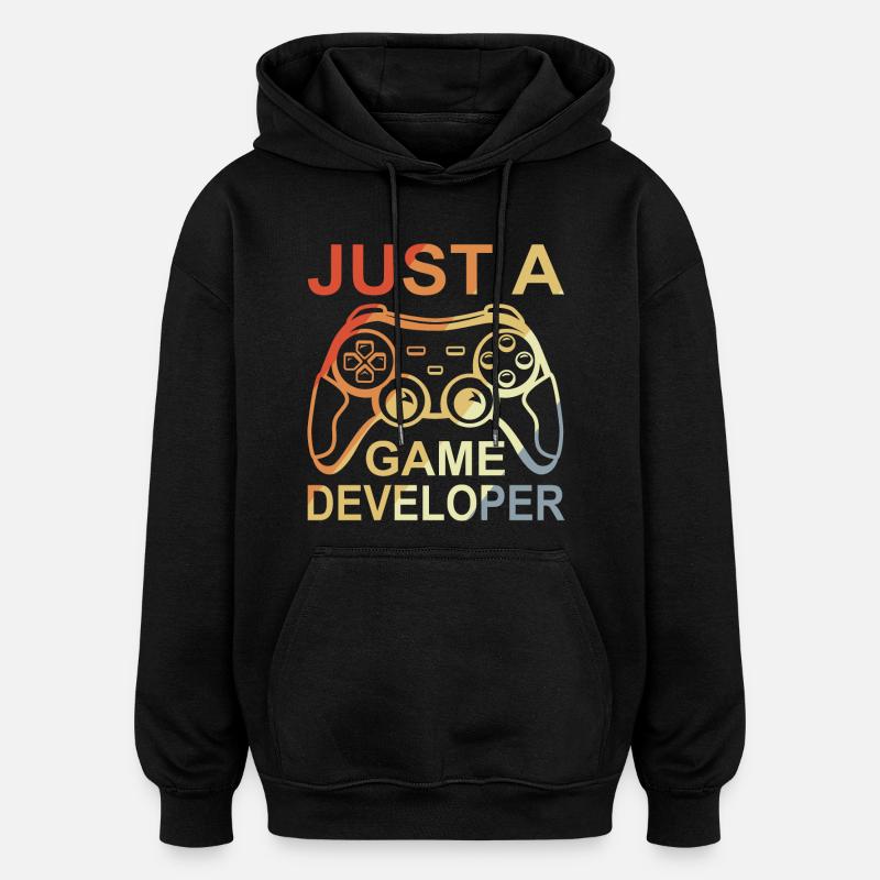 Game Developer - Oversized Unisex Hoodie - black