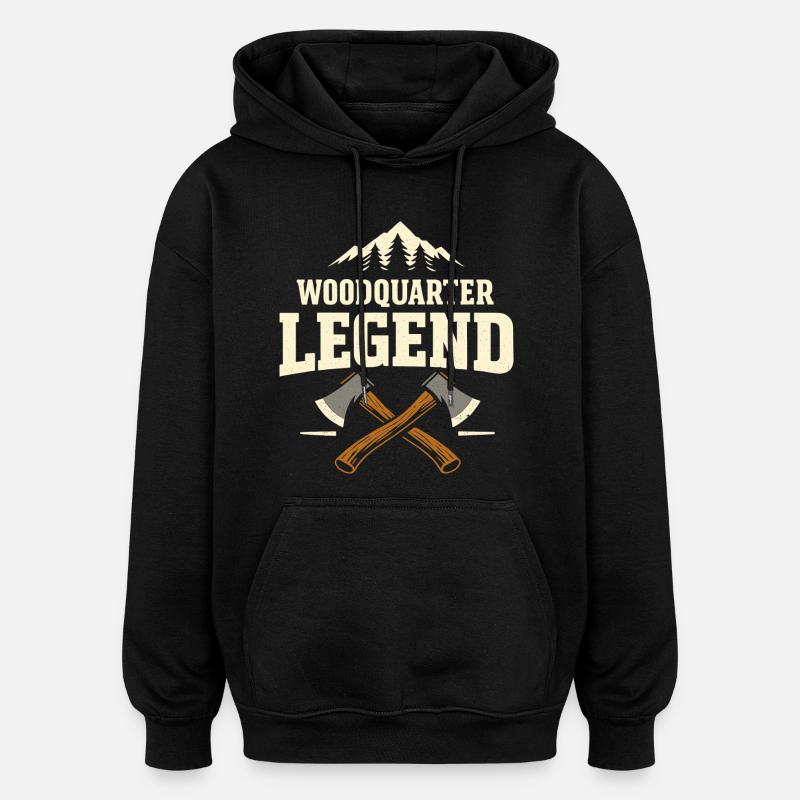 Waldviertel Legend Austria Pride - Oversized Unisex Hoodie - black