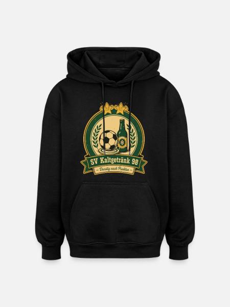 SV Kaltgetränk 98 - Oversized Unisex Hoodie - Schwarz