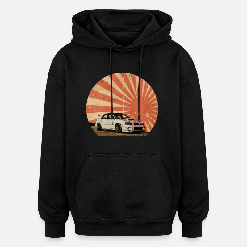 Blobeye Sun - Sweat à capuche oversize unisexe - noir