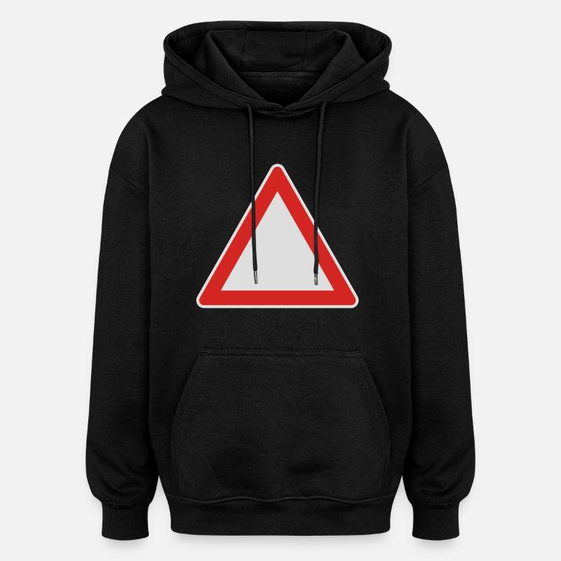 schild_2C - Sweat à capuche oversize unisexe - noir