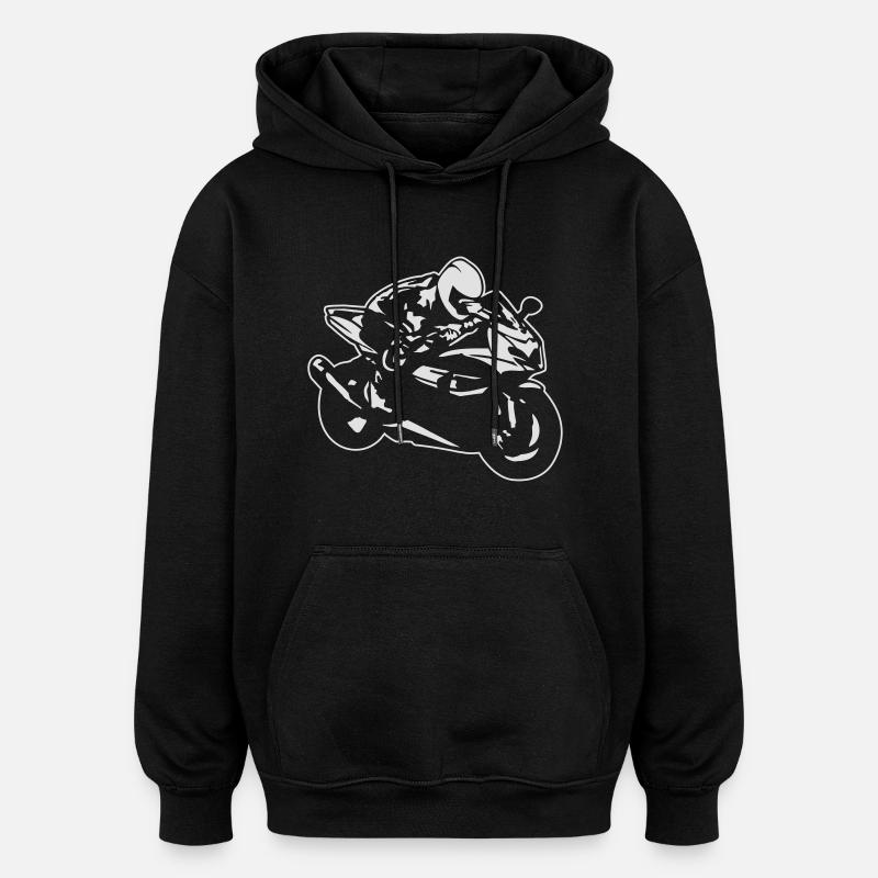 cb11_1000r_hell - Sweat à capuche oversize unisexe - noir