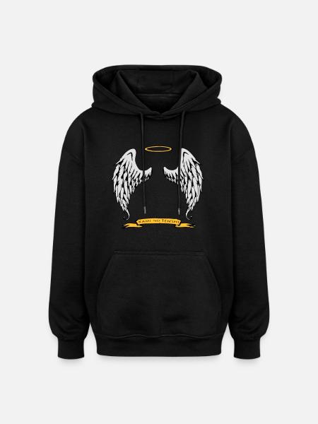 KnT 2012 - Sweat à capuche oversize unisexe - noir