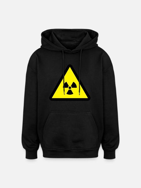 RADIOAKTIV - Oversized Unisex Hoodie - Schwarz