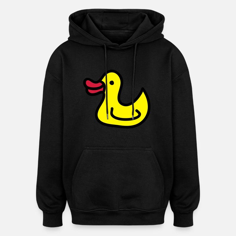 Duck - duck 3 - Oversized Unisex Hoodie - black