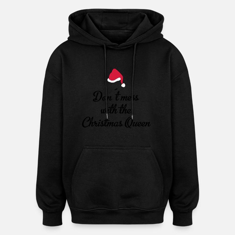 Weihnachten - Oversized Unisex Hoodie - Schwarz