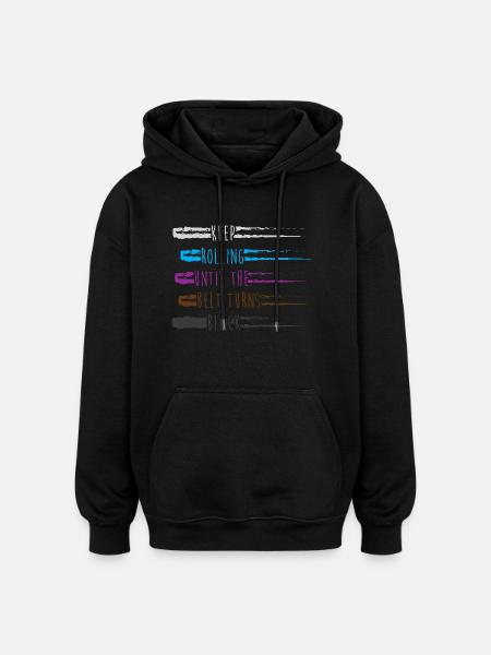 Jiu Jitsu Self Defense - Oversized Unisex Hoodie - black