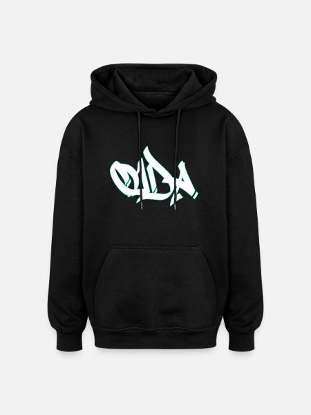 Oida - Oversized Unisex Hoodie - Schwarz