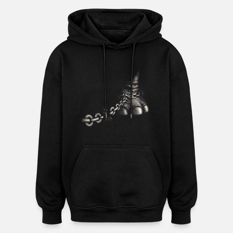 Animal Liberation - Sweat à capuche oversize unisexe - noir