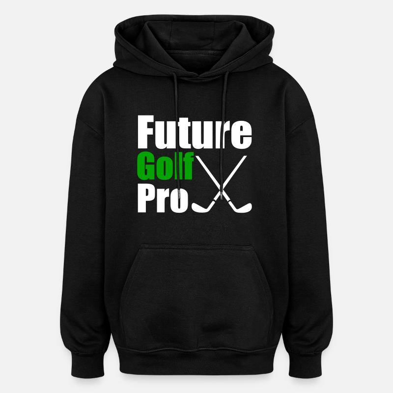 Golfe - Sweat à capuche oversize unisexe - noir