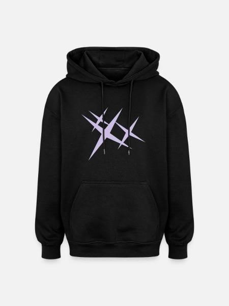 Glitzer / sparkle (1c) - Oversized Unisex Hoodie - Schwarz