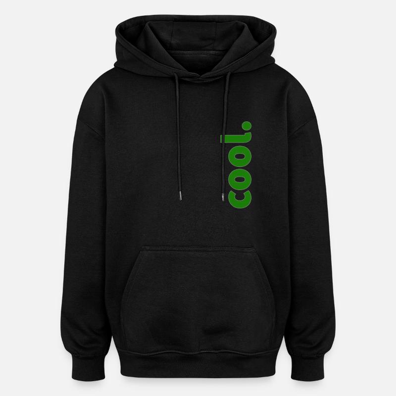 Cool. - Sweat à capuche oversize unisexe - noir