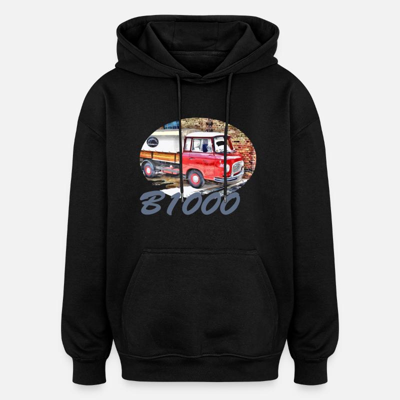 B1000 Pritsche Barkas - Oversized Unisex Hoodie - Schwarz