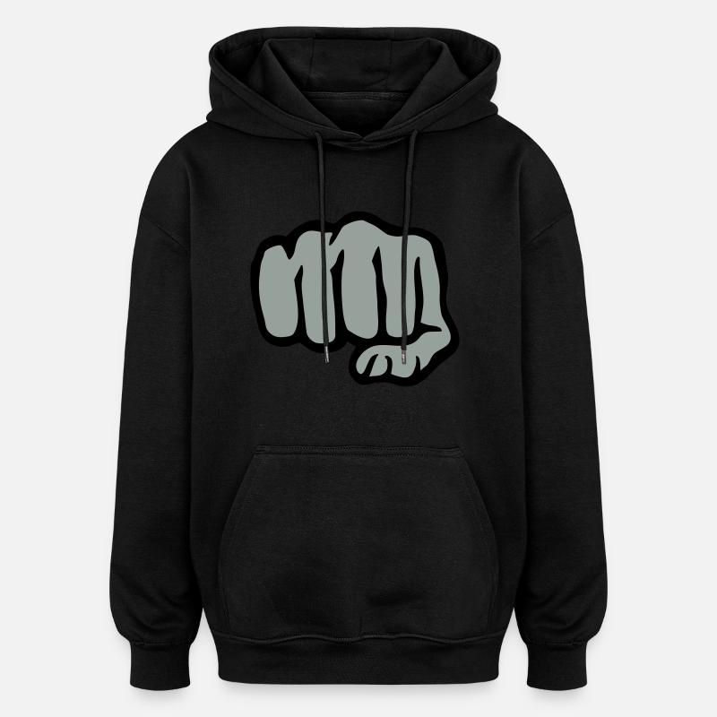 Faust - Oversized Unisex Hoodie - Schwarz