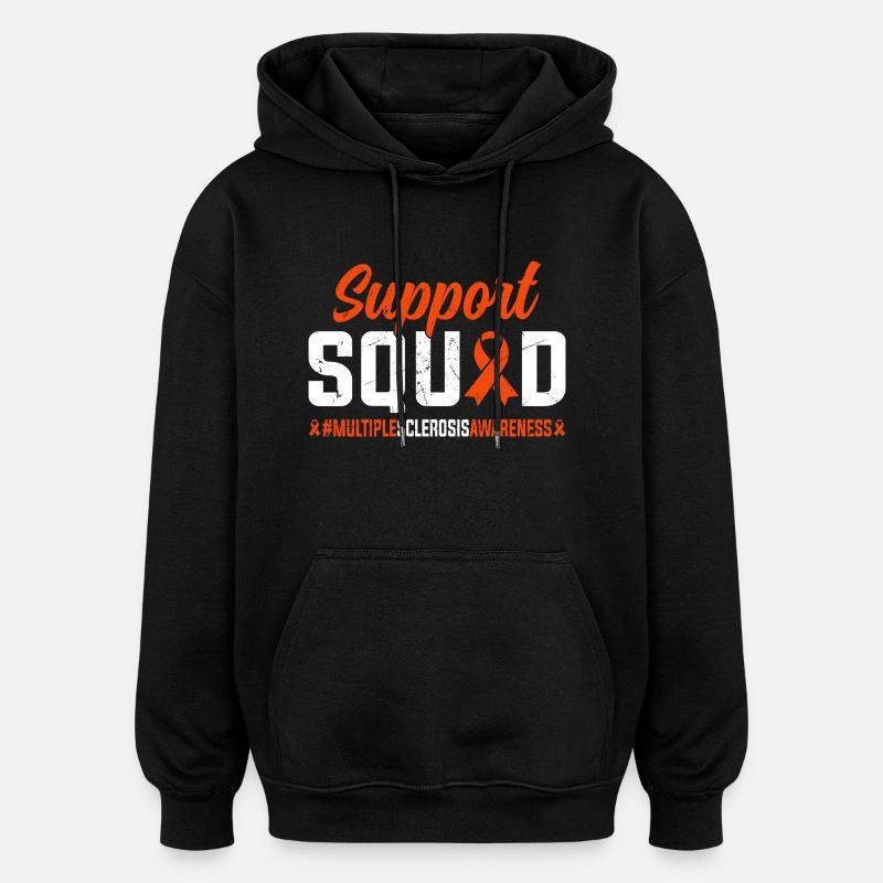 Multiple Sclerosis - Oversized Unisex Hoodie - black