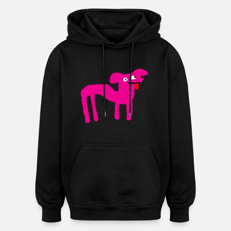 PDC - grand original - Sweat à capuche oversize unisexe - noir