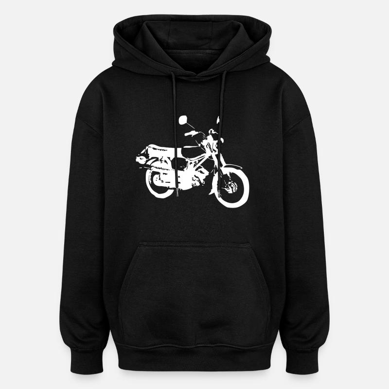 Simson S51 Enduro - Oversized Unisex Hoodie - Schwarz