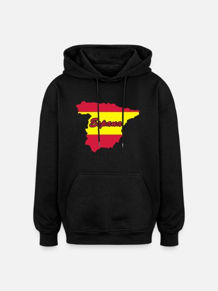 espana_02 - Oversized Unisex Hoodie - black