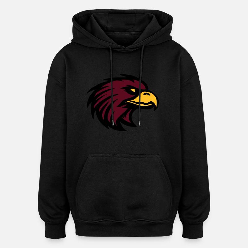 Eagle de - Oversized Unisex Hoodie - Schwarz