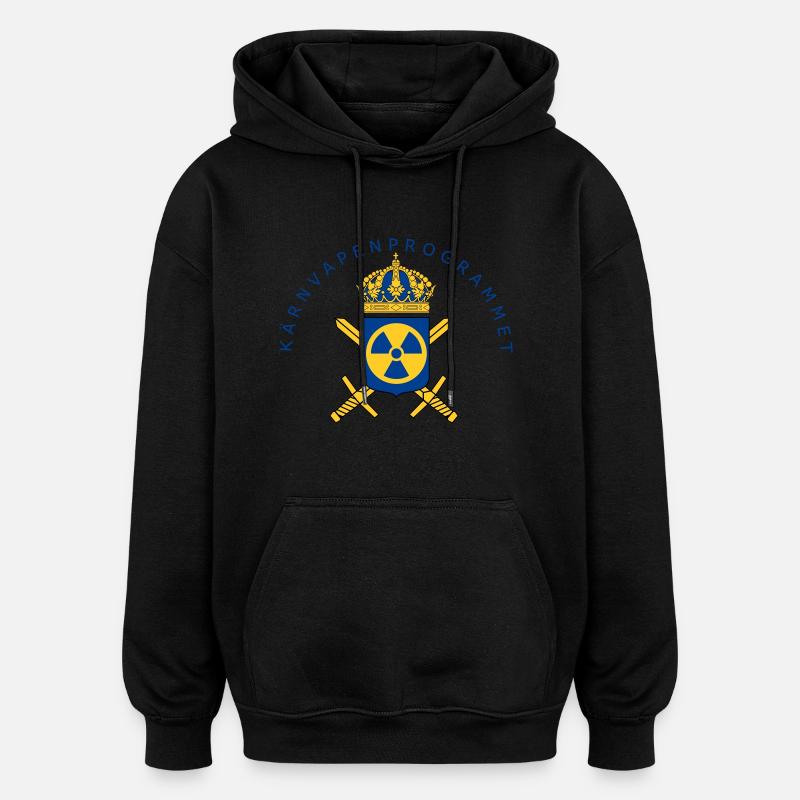 The Swedish Nuclear Weapons Programme - Oversized Unisex Hoodie - black