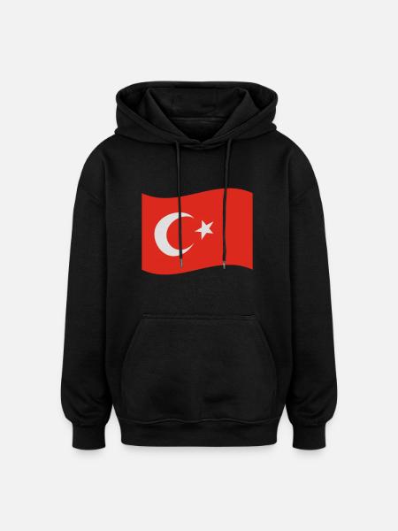 Turkey - Oversized Unisex Hoodie - black