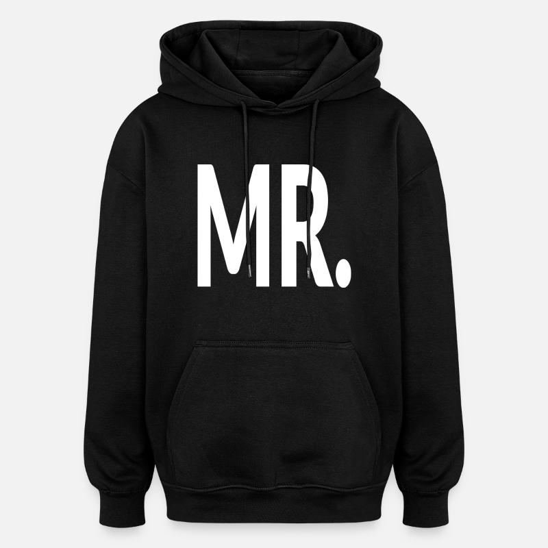 MR - Oversized Unisex Hoodie - black