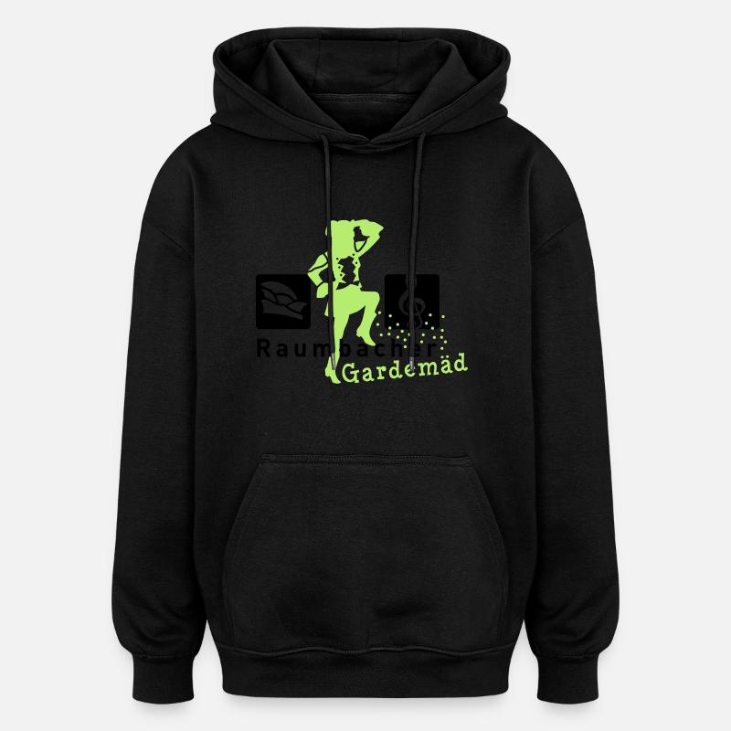 Raumbacher Garde3 - Oversized Unisex Hoodie - Schwarz