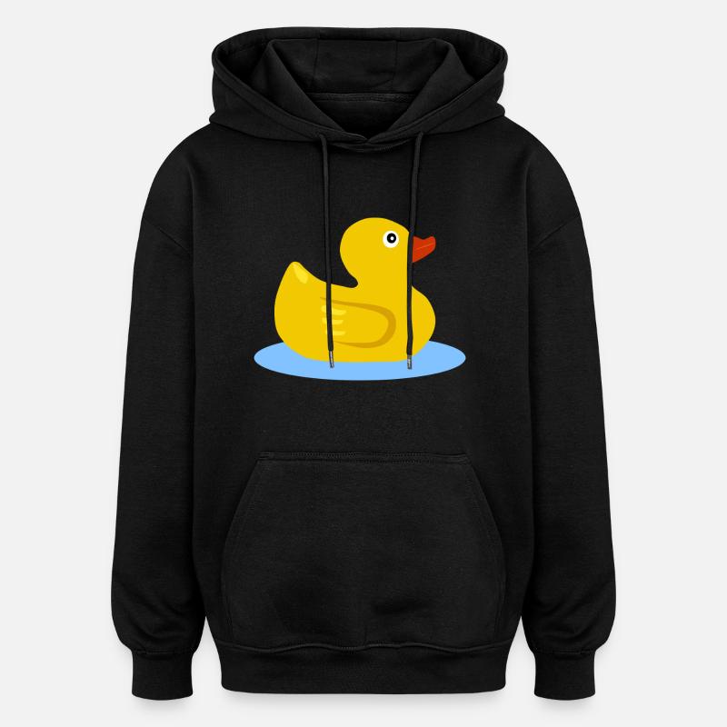 Canards de bain - Sweat à capuche oversize unisexe - noir