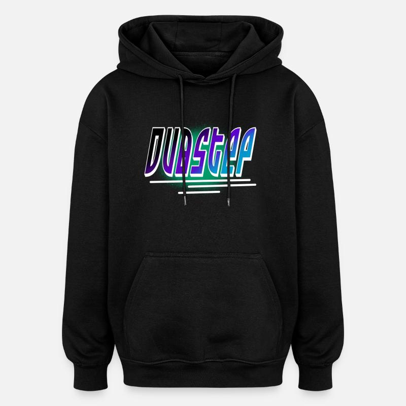 Dubstep - Oversized Unisex Hoodie - black