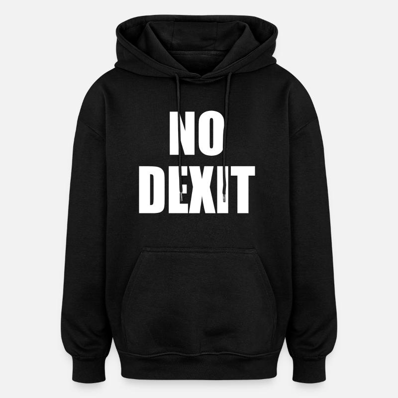 No dexit - Oversized Unisex Hoodie - black