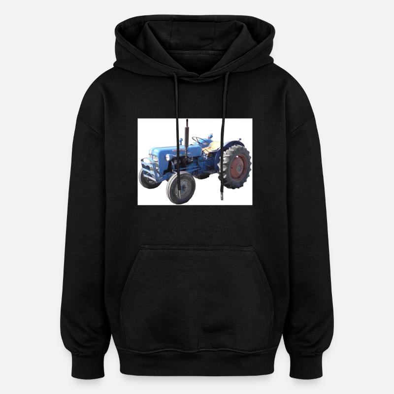 Mari Gamle Traktor - Oversized Unisex Hoodie - Schwarz