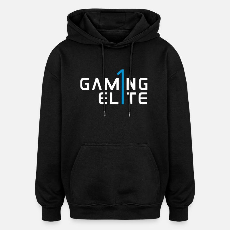 Elite Gaming ONE - Sweat à capuche oversize unisexe - noir