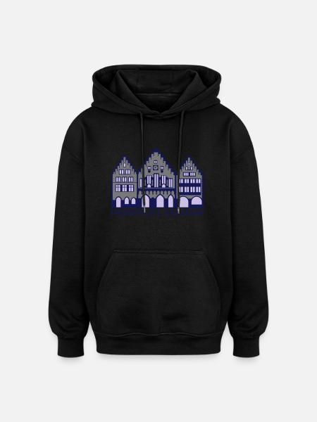 Frankfurt am Main - Romans - Oversized Unisex Hoodie - black