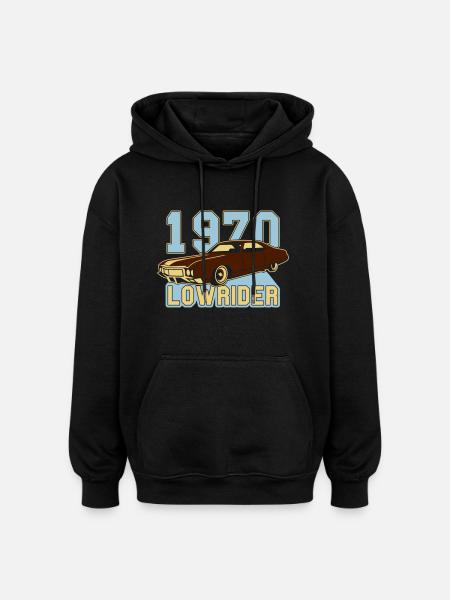 Lowrider von 1970 - Oversized Unisex Hoodie - black
