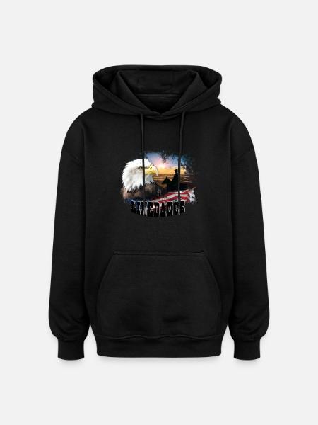 kl_linedance25 - Oversized Unisex Hoodie - Schwarz