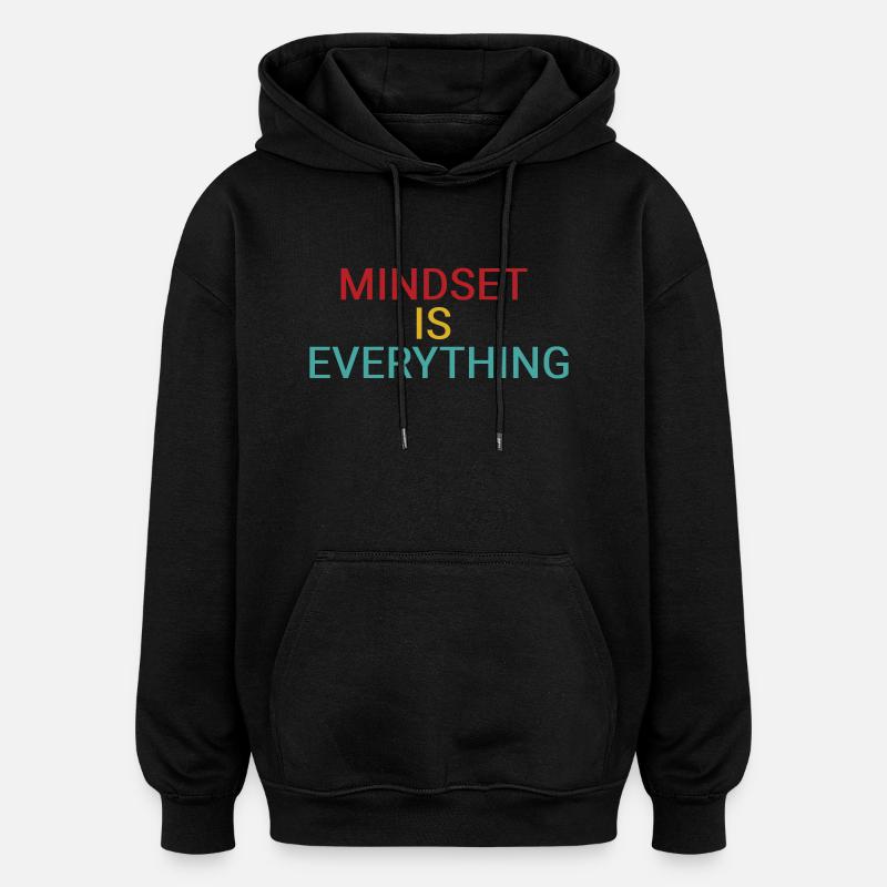 L’état d’ est tout - Sweat à capuche oversize unisexe - noir