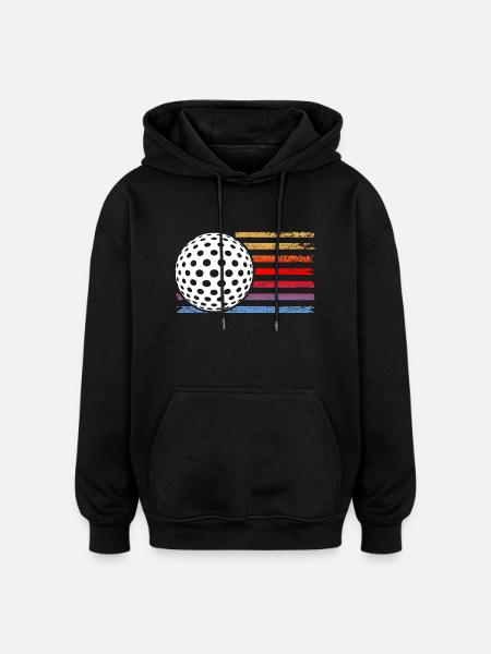 Golfers Golf - Oversized Unisex Hoodie - black