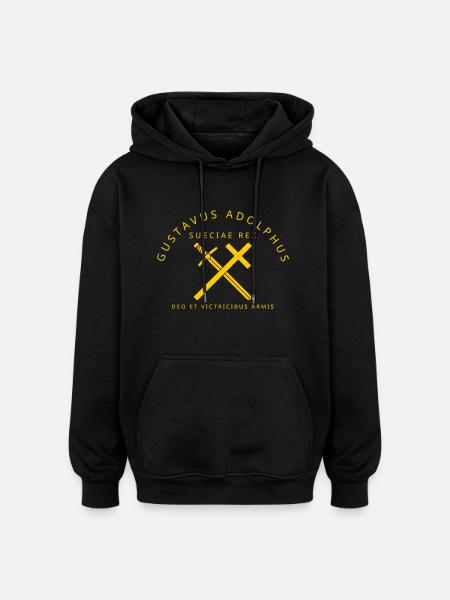 Gustavus Adolphus - Oversized Unisex Hoodie - black