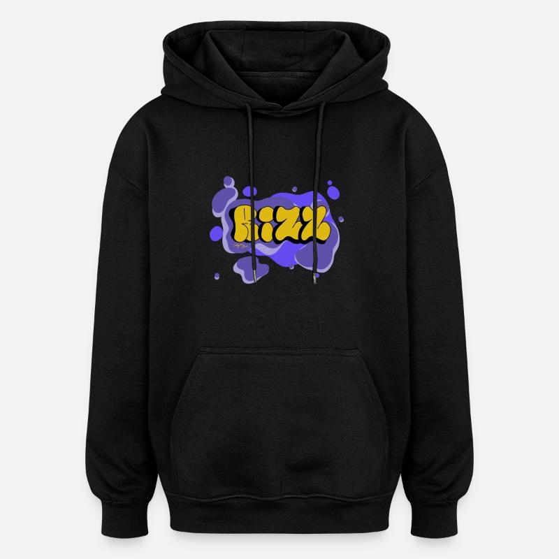Rizz - Calypso Blous - Sweat à capuche oversize unisexe - noir