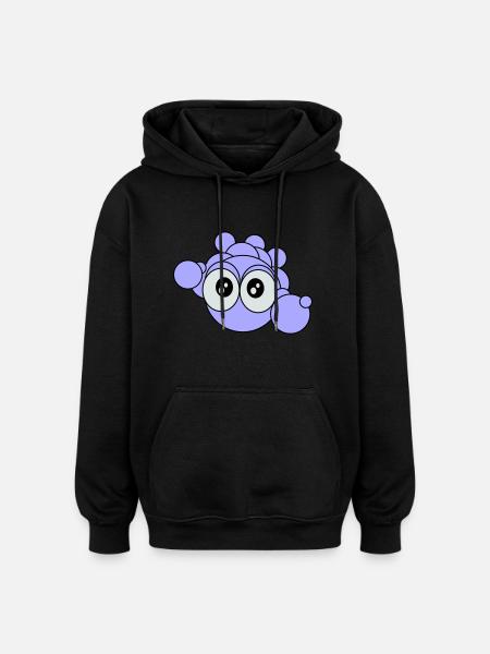 Bubbles - Oversized Unisex Hoodie - black