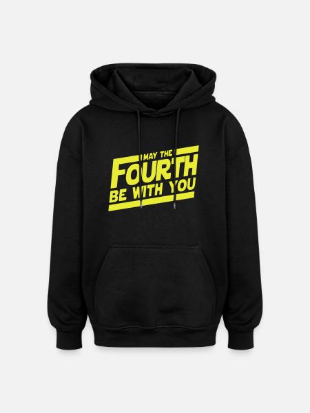 May The 4th Fourth - Oversized Unisex Hoodie - Schwarz
