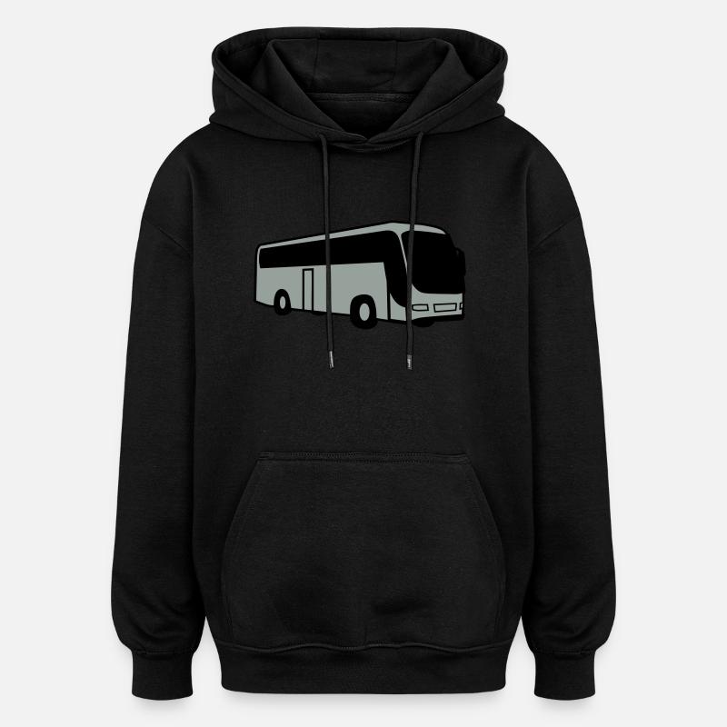bus Busfahrer - Oversized Unisex Hoodie - Schwarz