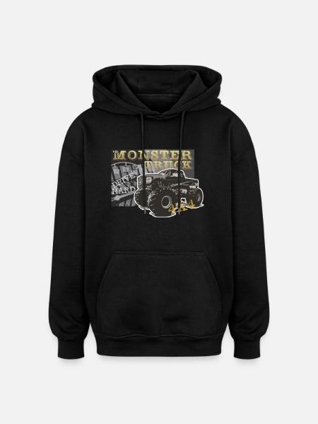 Monstertrck - Oversized Unisex Hoodie - black