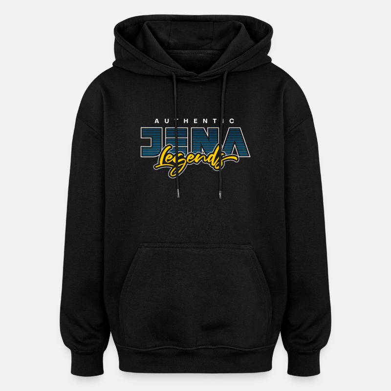 Jena Authentic Legends - Oversized Unisex Hoodie - black