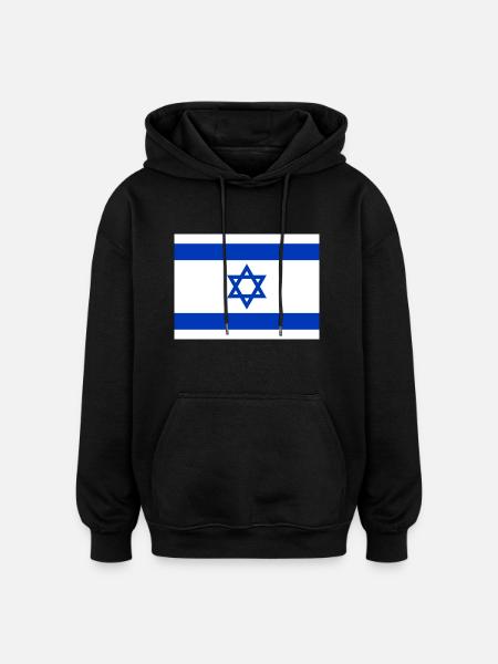 Israel - Oversized Unisex Hoodie - black
