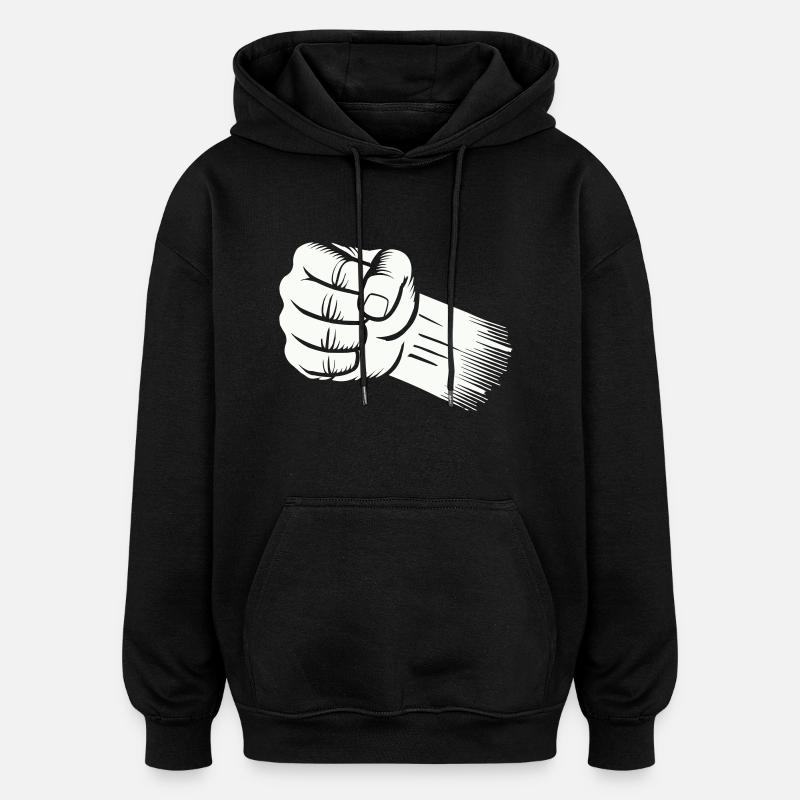 faust - Oversized Unisex Hoodie - Schwarz