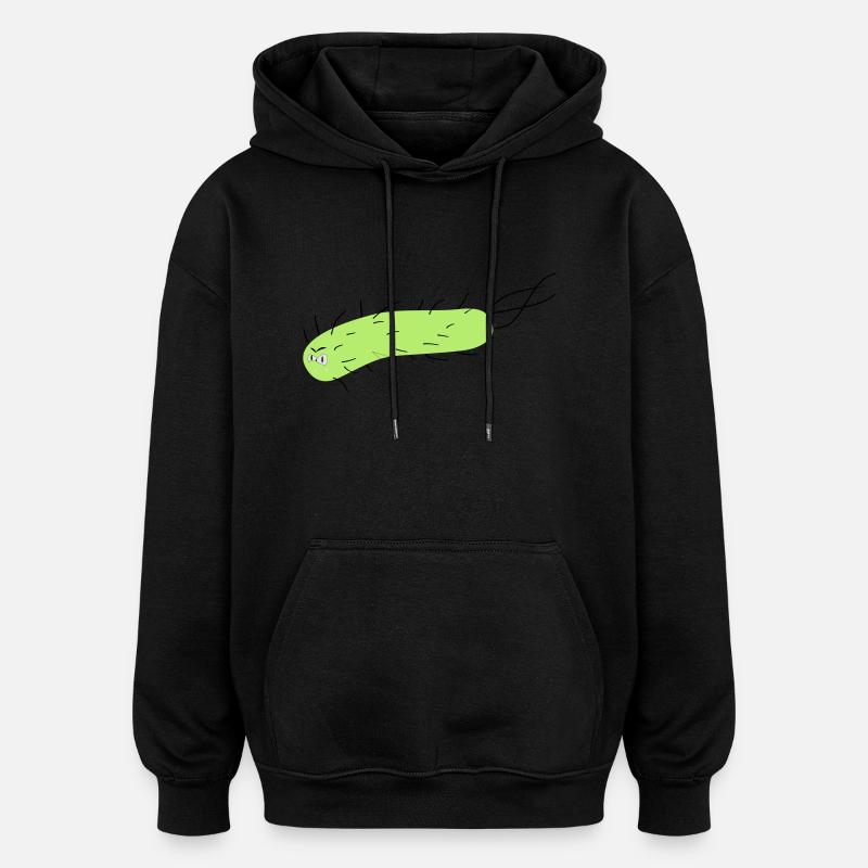 Bazille - Oversized Unisex Hoodie - Schwarz
